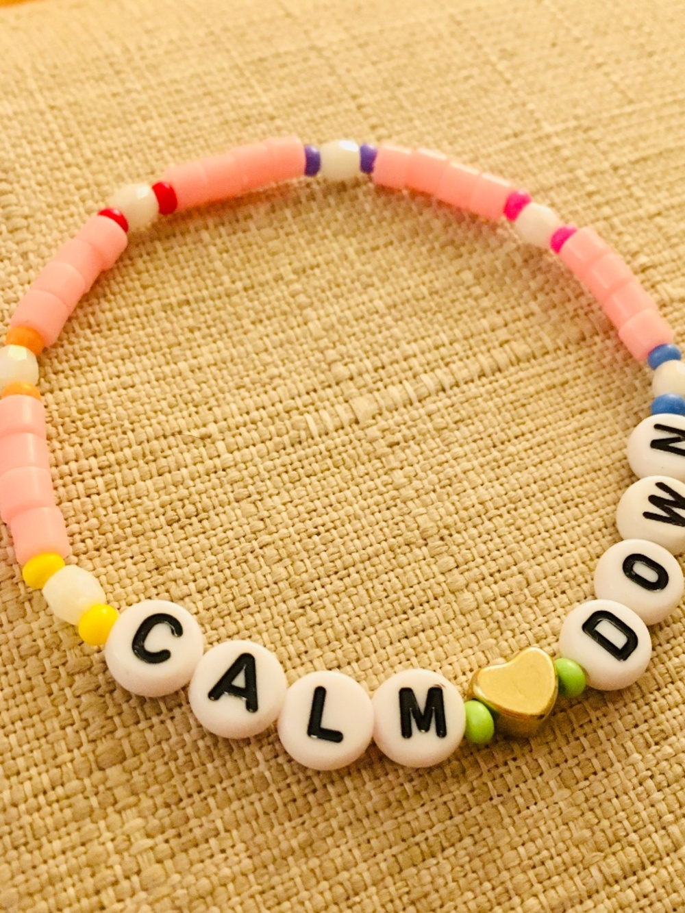 Handmade Calm Down (Lover) Friendship Bracelet for Adults and Kids